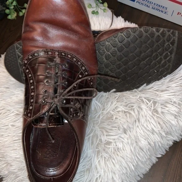 FOOTJOY CLASSICS VINTAGE SPECTATOR LEATHER JO MENS SIZE 11 1/2D